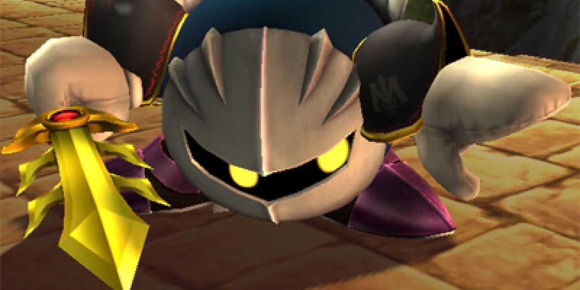 Meta Knight appearing on Bridge of Eldin in Super Smash Bros Brawl