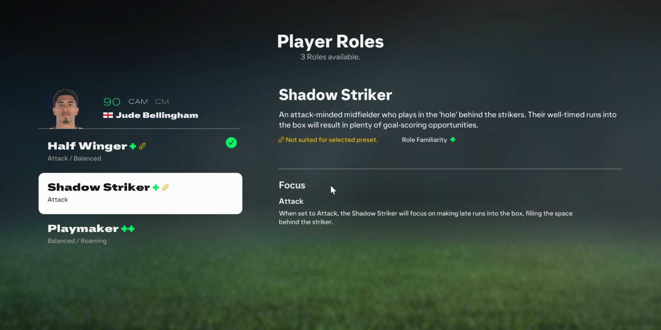 All Player Roles in EA Sports FC 25 - Jude Bellingham CM