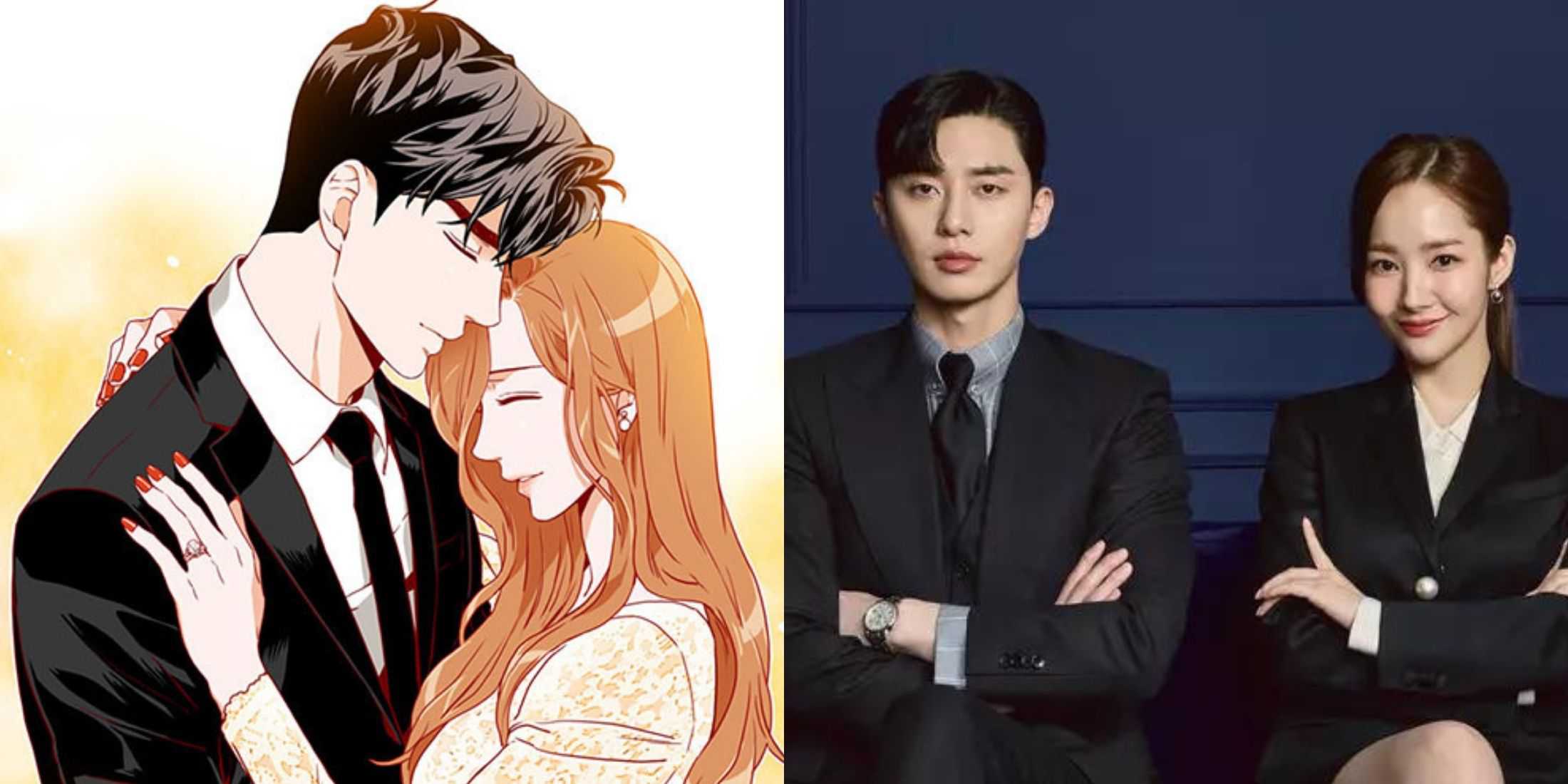 Kim Mi-so e Lee Young-joon em What's Wrong With Secretary Kim Manhwa e K-Drama