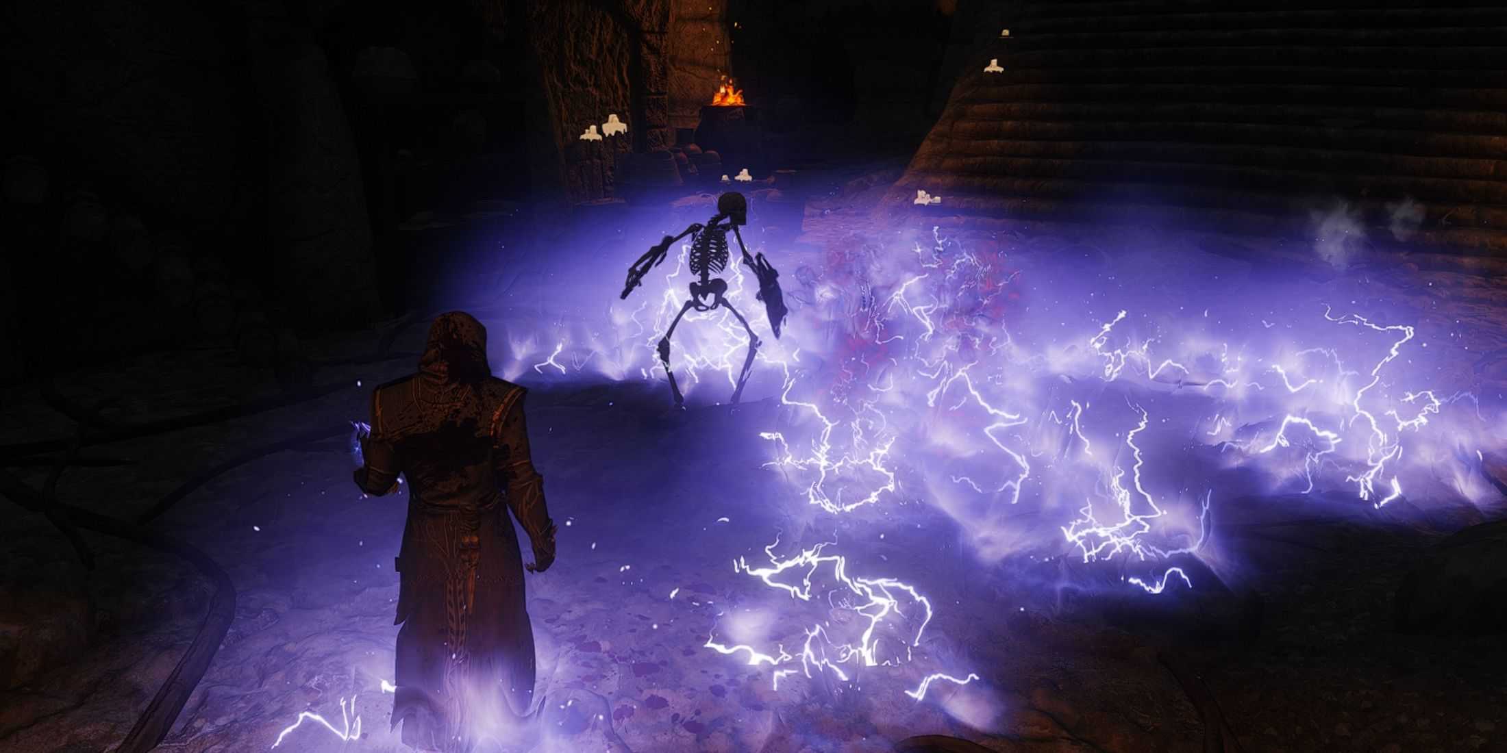 wall of lightning spell in skyrim