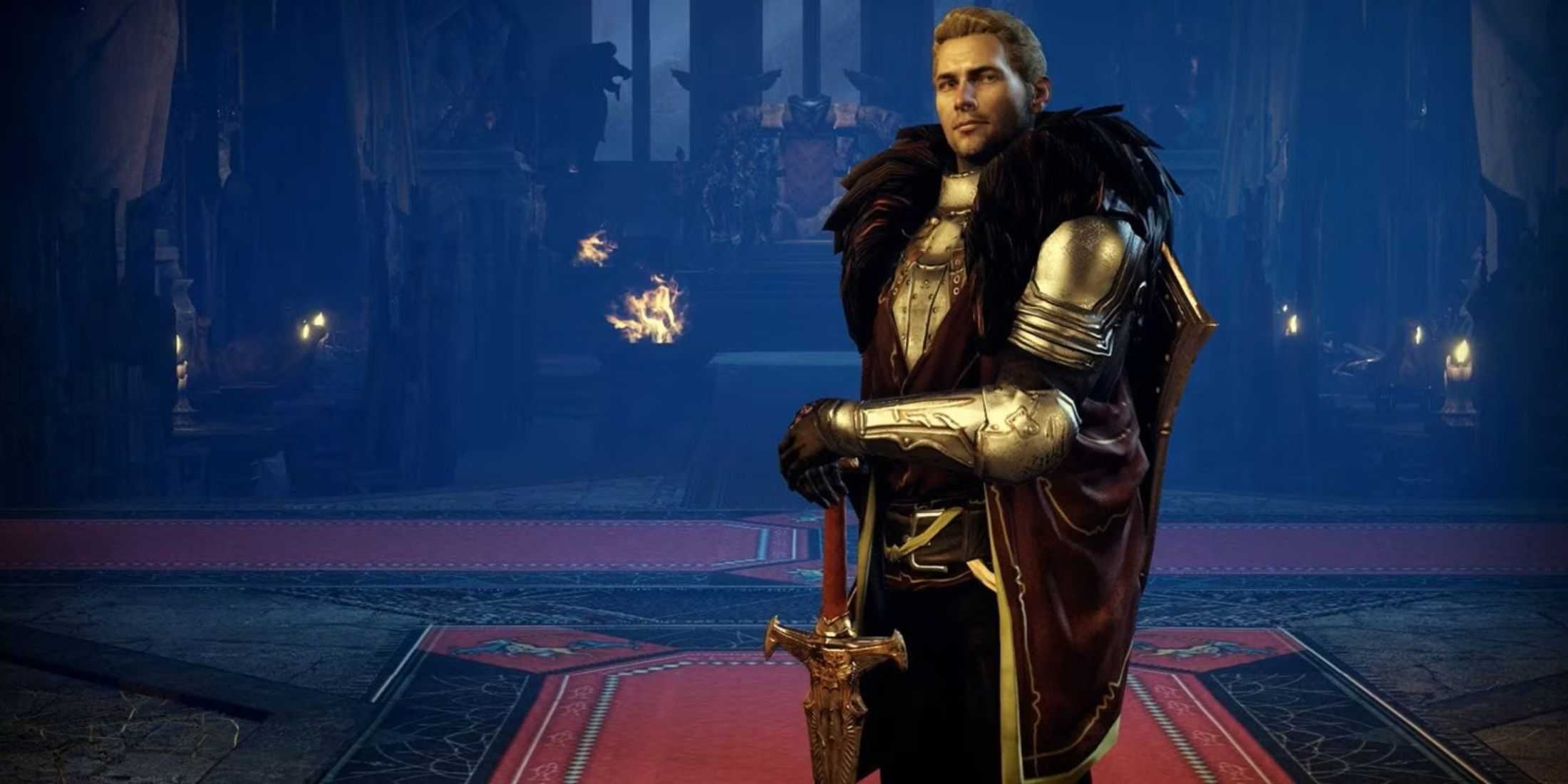 Dragon Age Inquisition Cullen in Throne Room