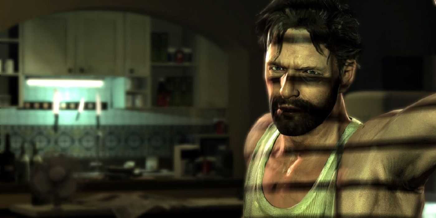 Max Payne 3 em um sutpor bêbado em seu quarto