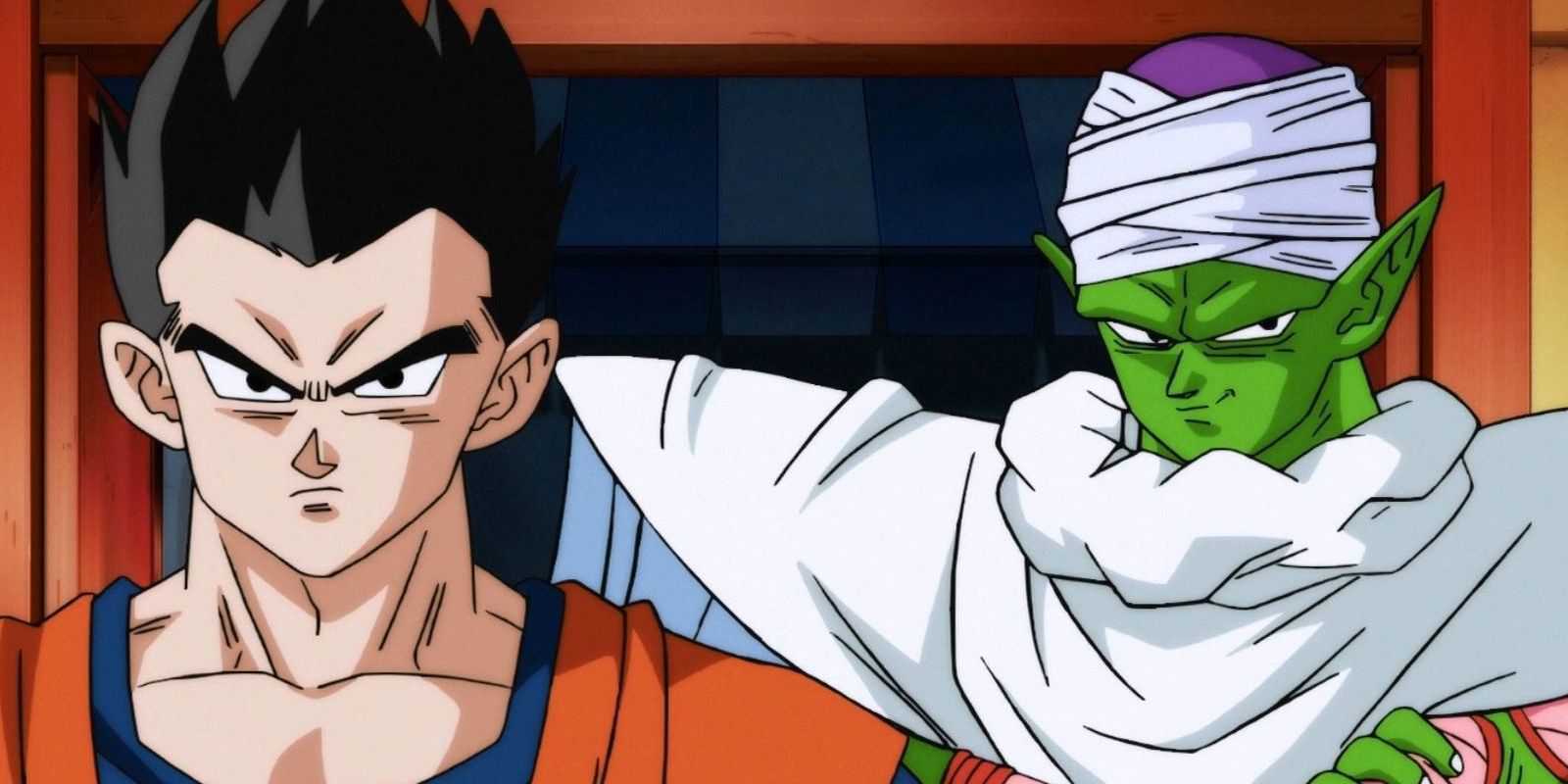 Dragon Ball Z Piccolo está com Gohan