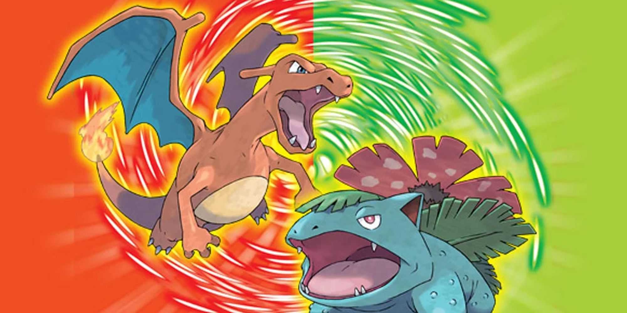 Arte de Pokemon FireRed e LeafGreen