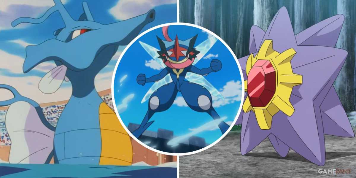 Os Melhores Pokemon de Água nas Gerações Principais dos Jogos Pokemon