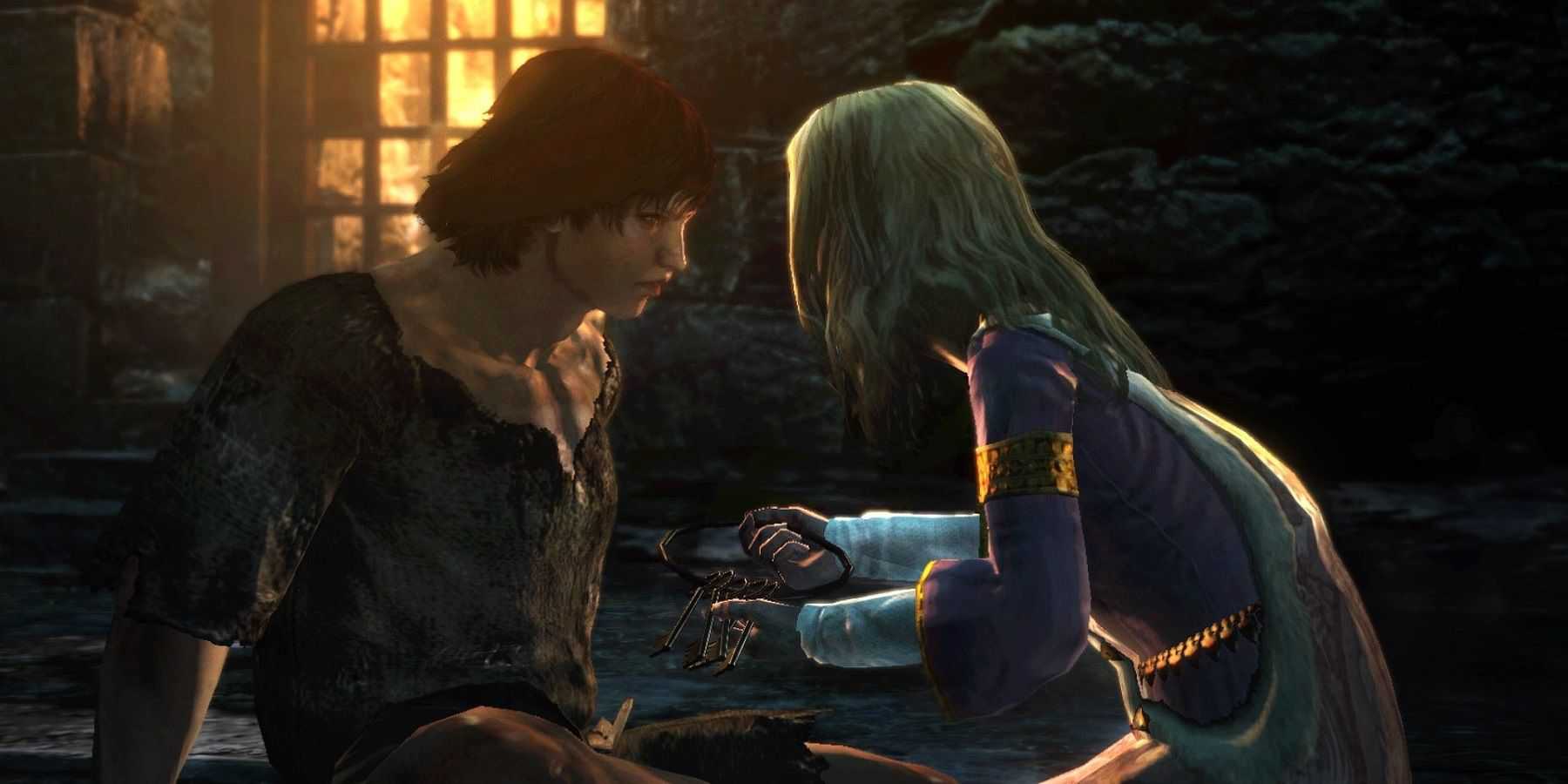 Dois personagens se enfrentam em Dragons Dogma Dark Arisen