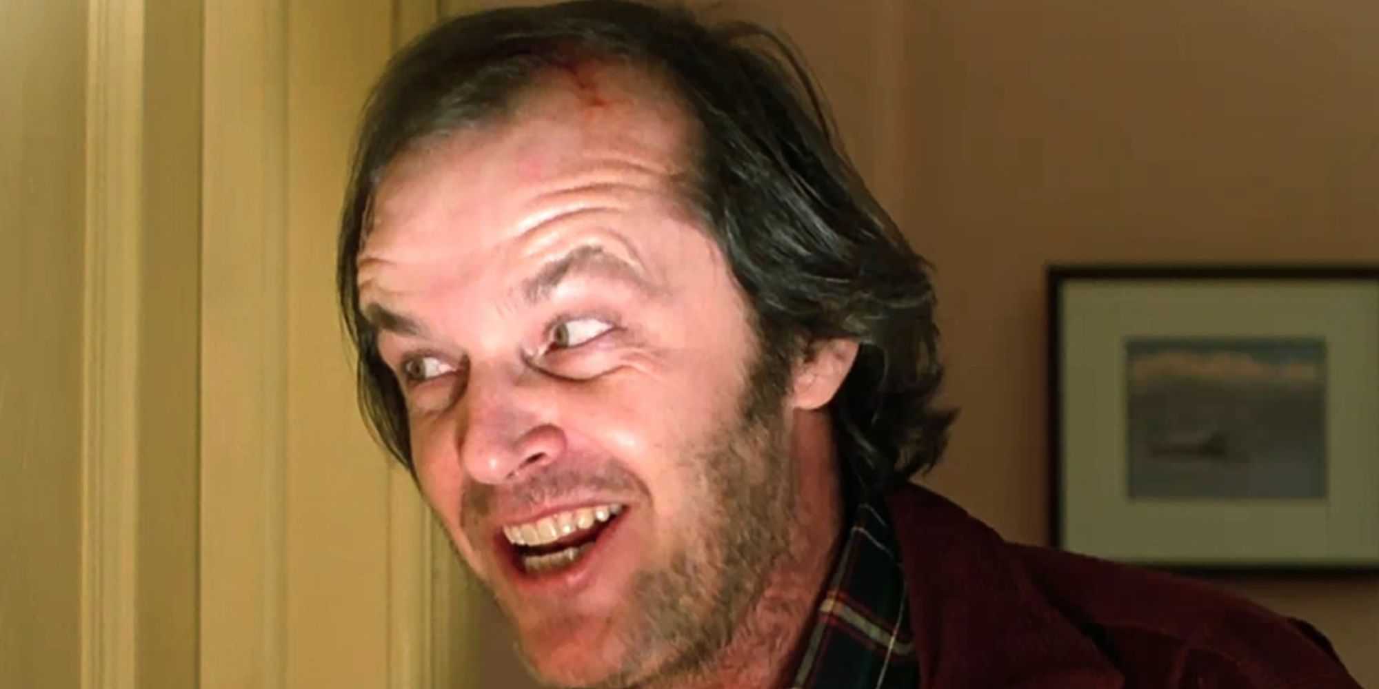 jack torrance smiling in the shining