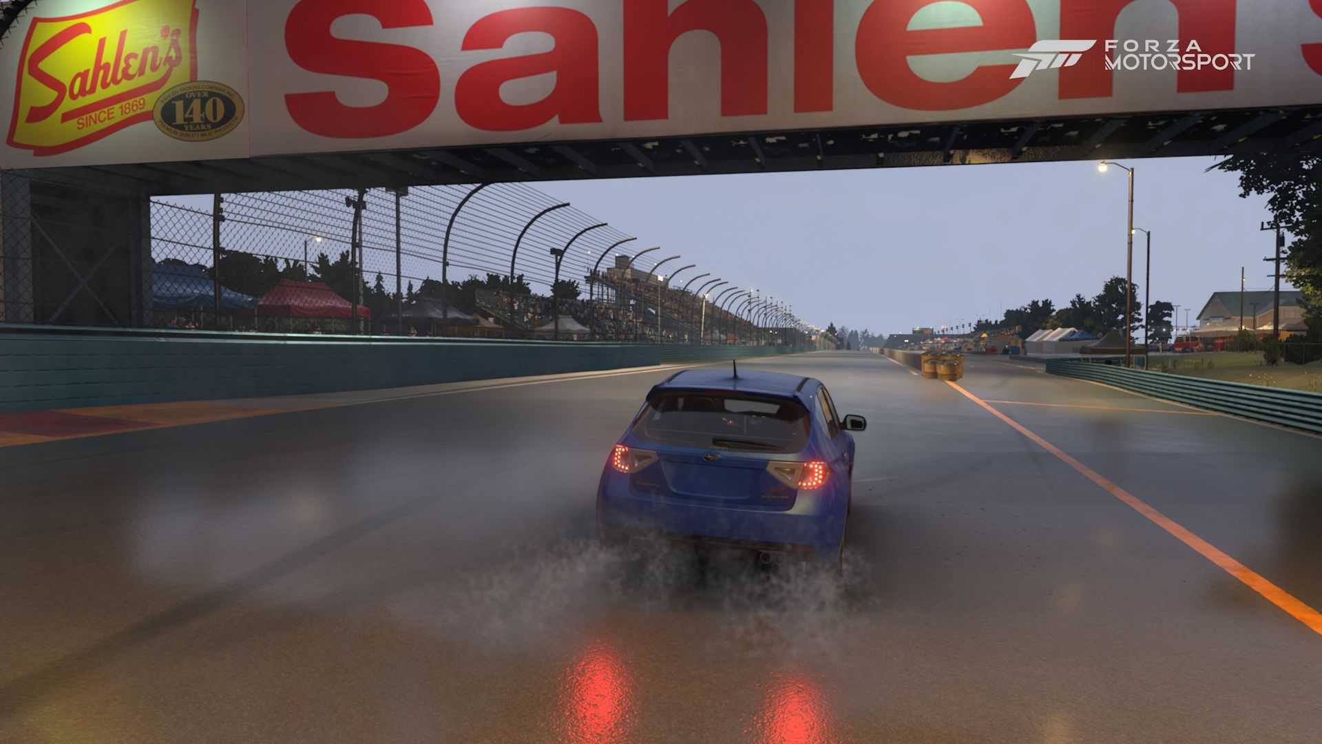 Corrida na chuva em Forza Motorsport