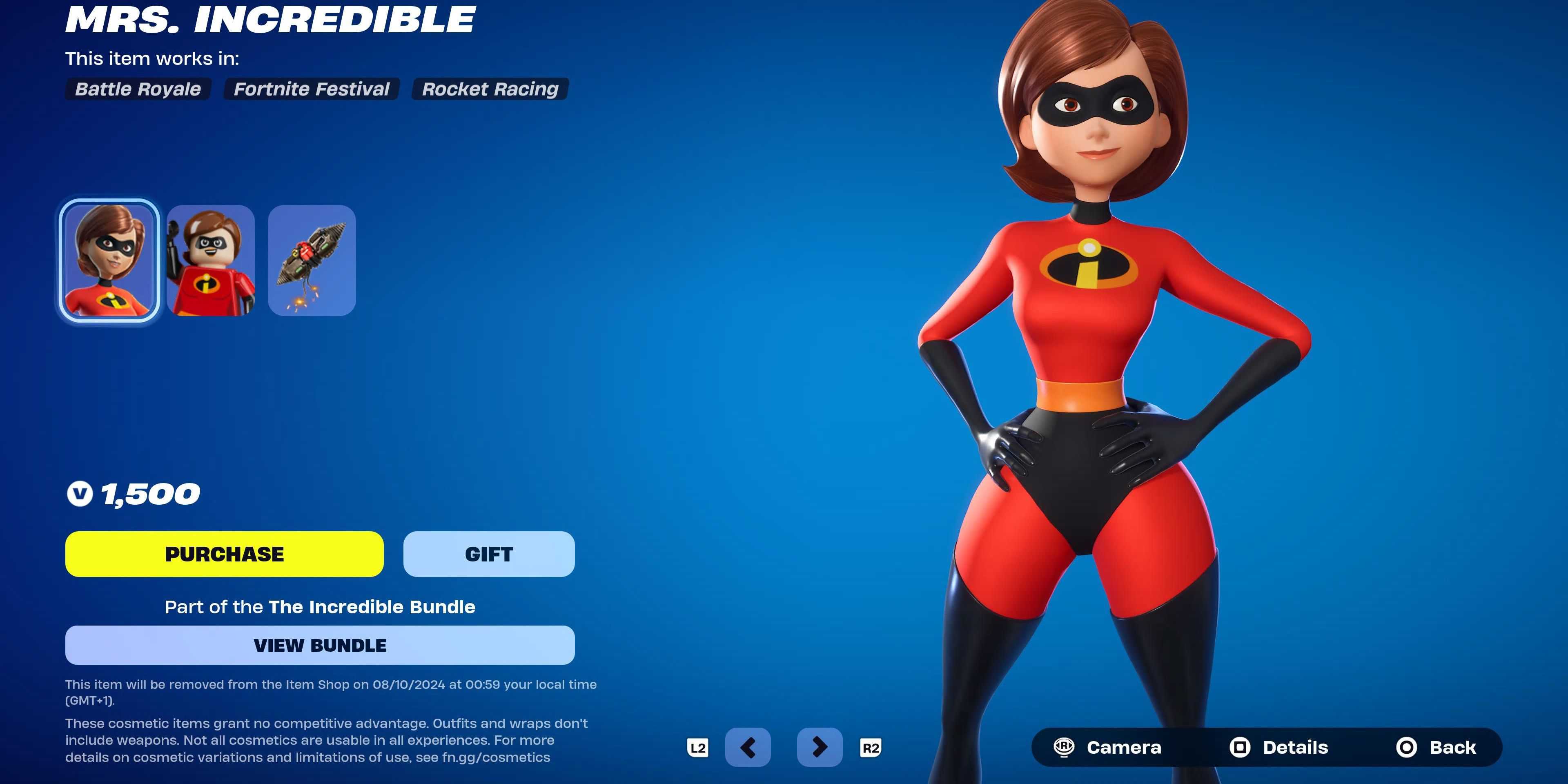 mrs incredible fortnite skin