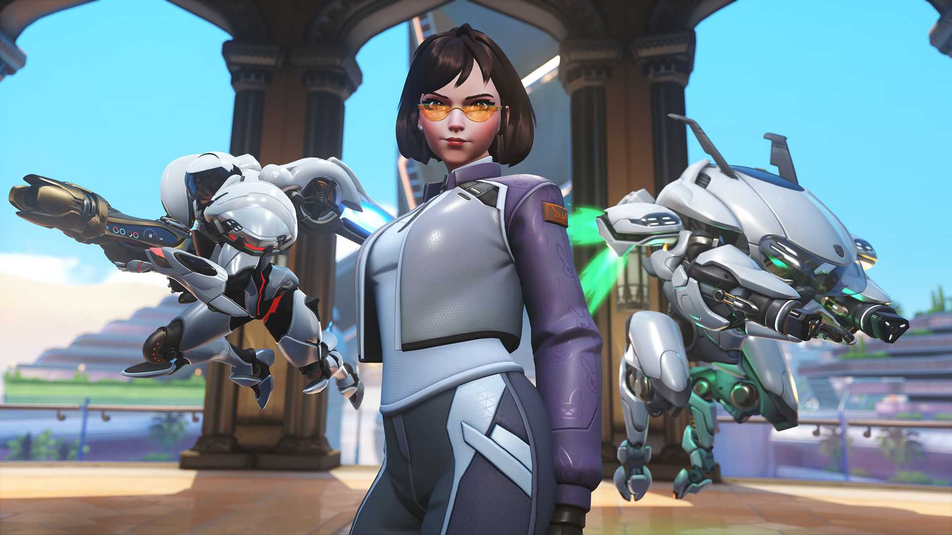 Overwatch 2 Porsche Crossover Collab promo image 1 D.Va mech skin