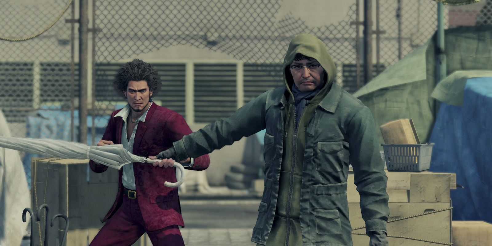 Homeless Guy in Yakuza: Like a Dragon