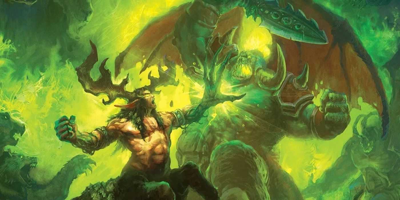 Malfurion vs Sargeras Primeira Guerra - Warcraft Trivia Burning Legion