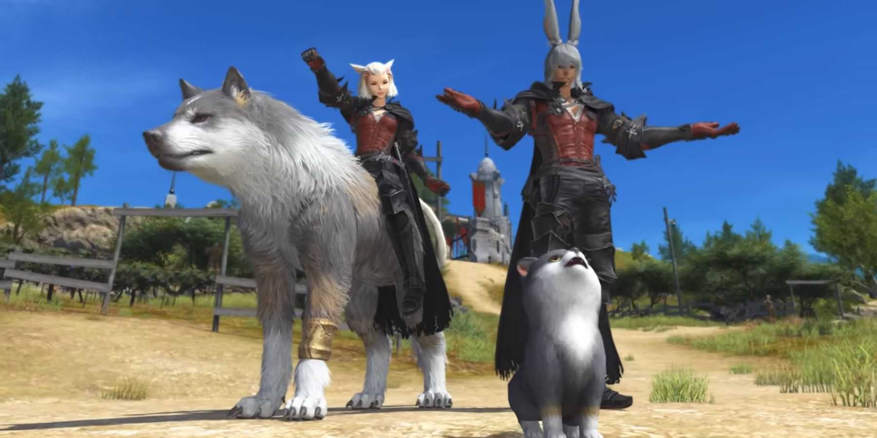 final fantasy 14 16 crossover event rewards metian outfit torgal mount minion