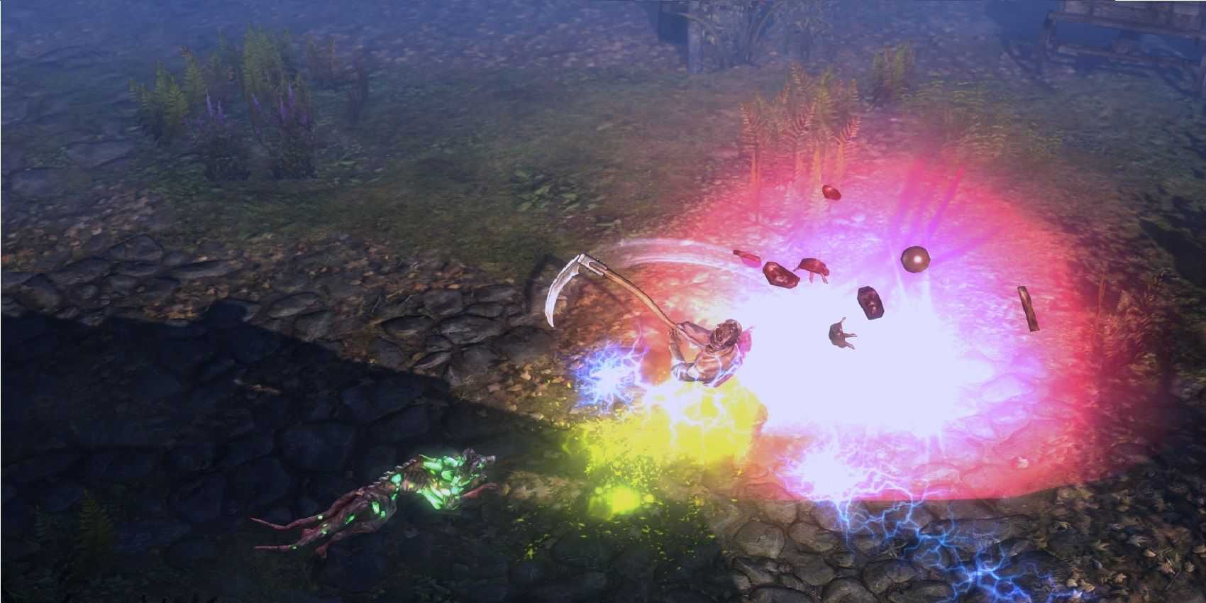 grim dawn scythe explosion