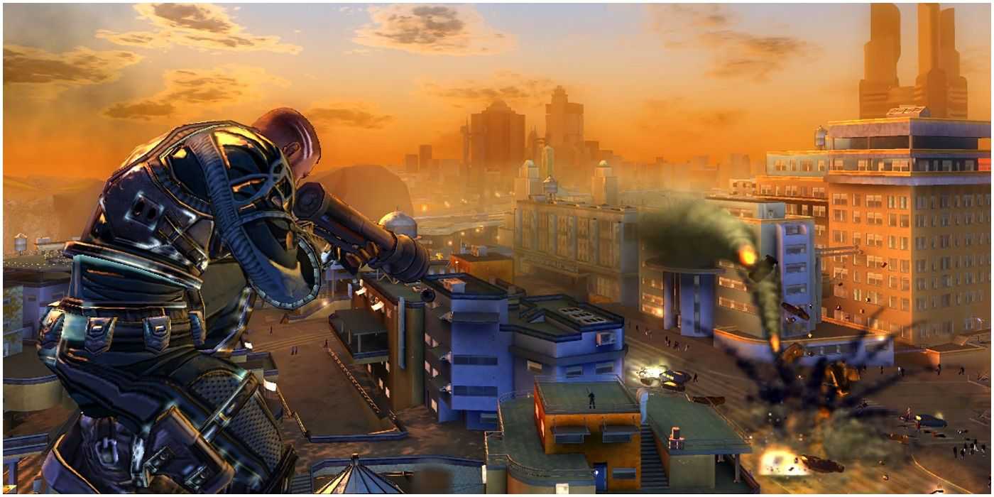 crackdown 1 explosão de jogabilidade do xbox