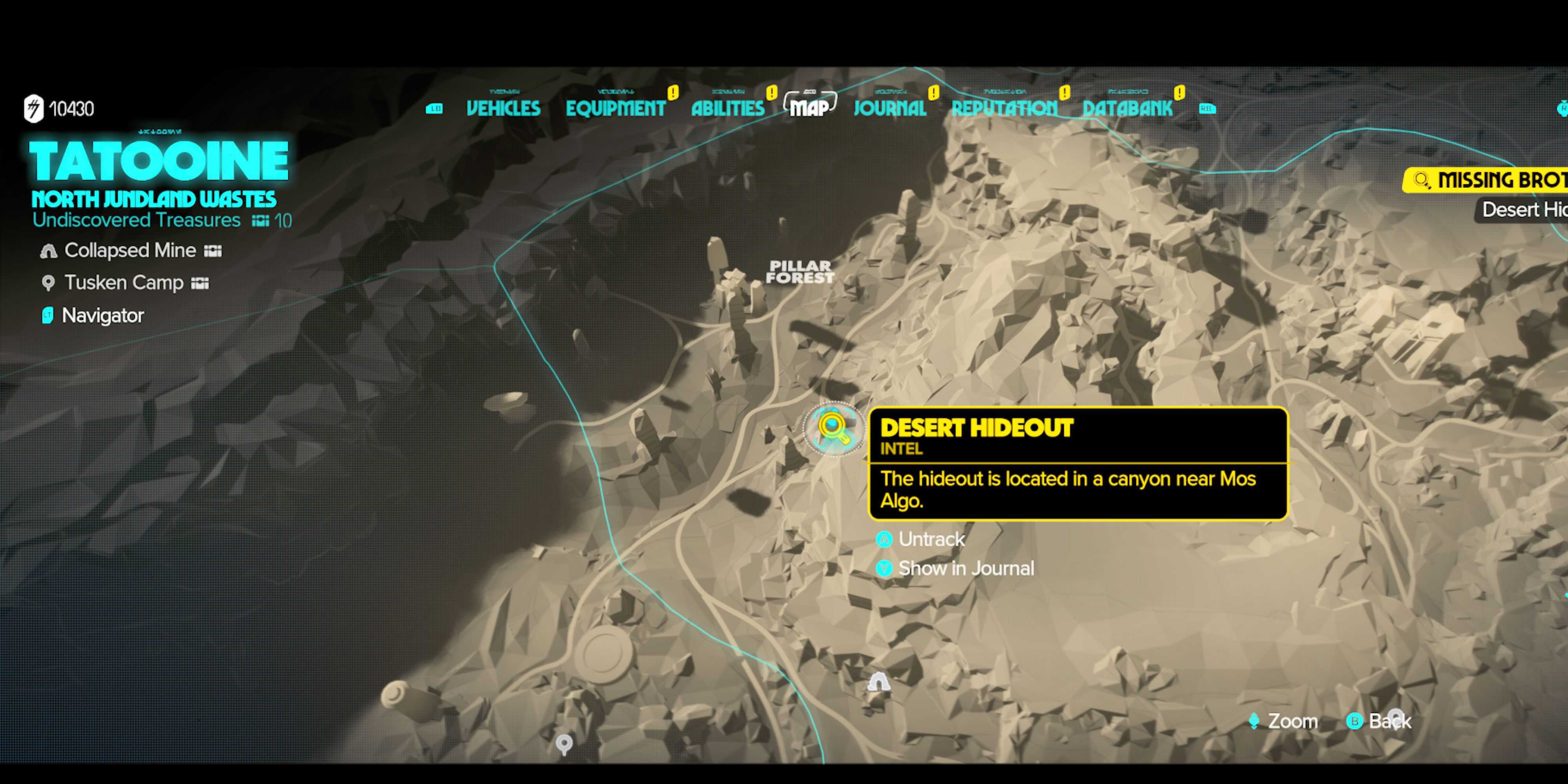 yorn location in the missing brother mission in star wars outlaws. 