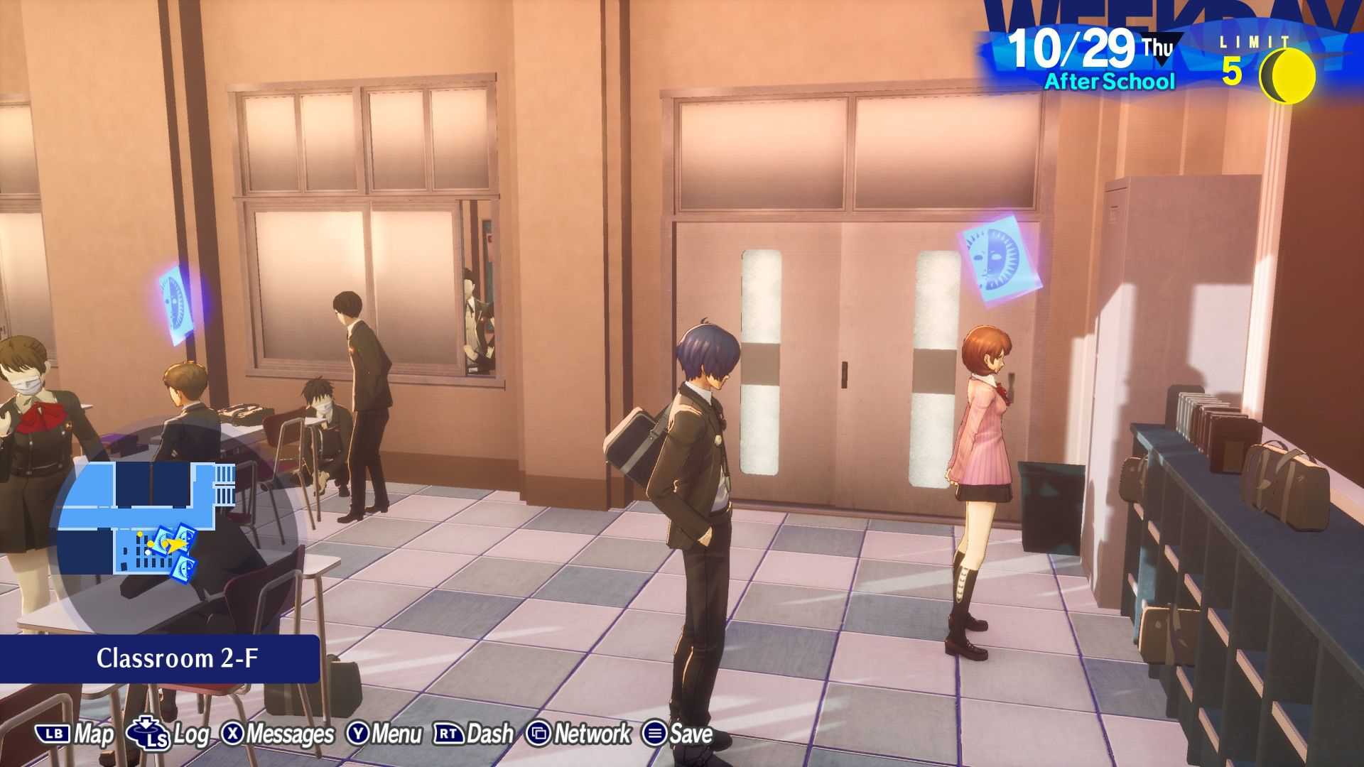 Localização dos amantes de recarga do Persona 3