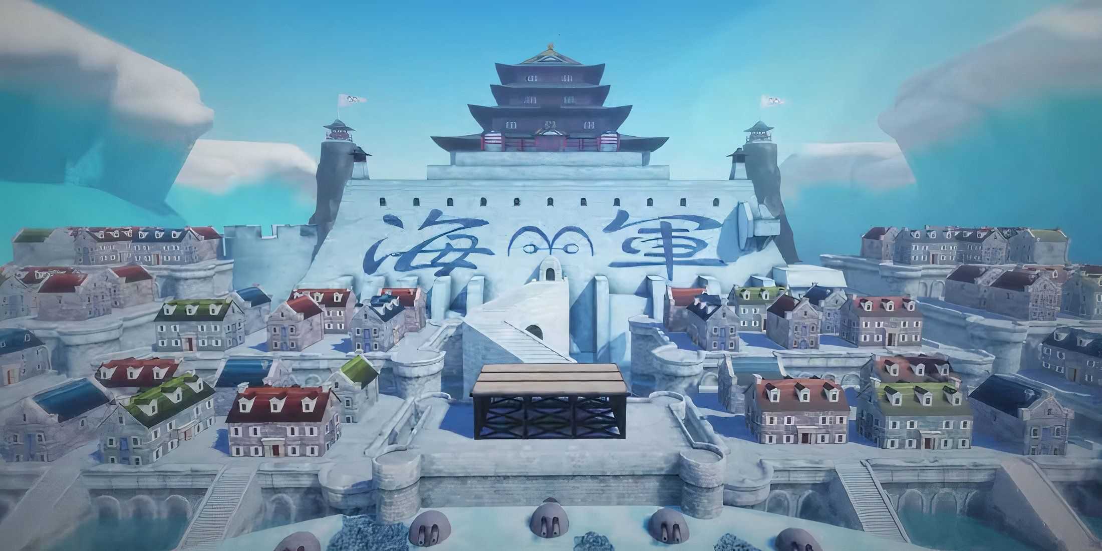 localização do one piece roblox ice