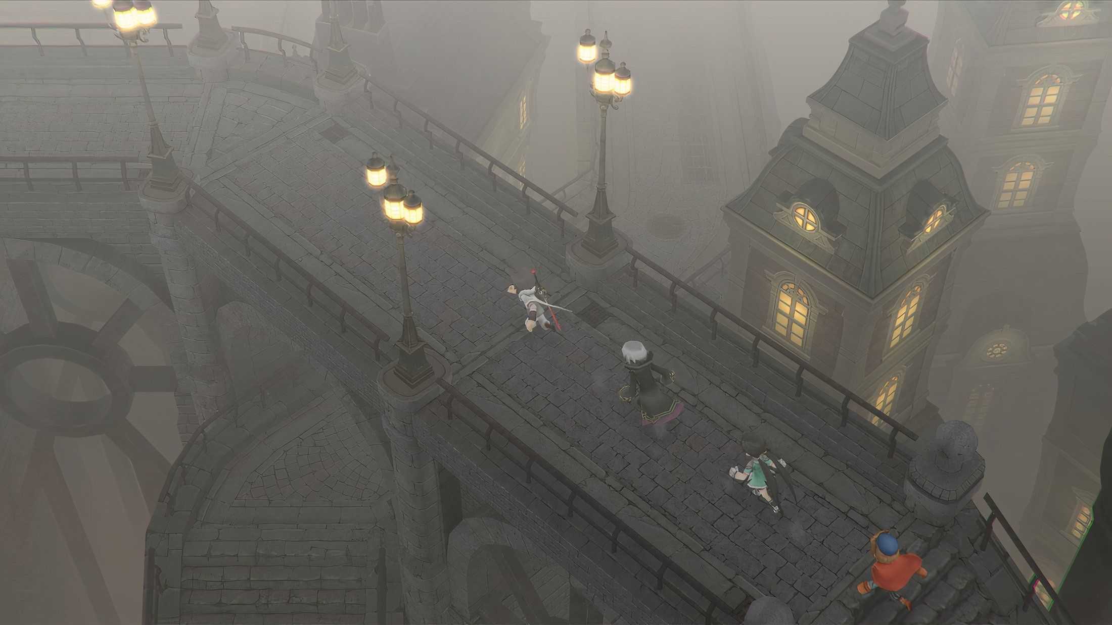 Exploring a city in Lost Sphear