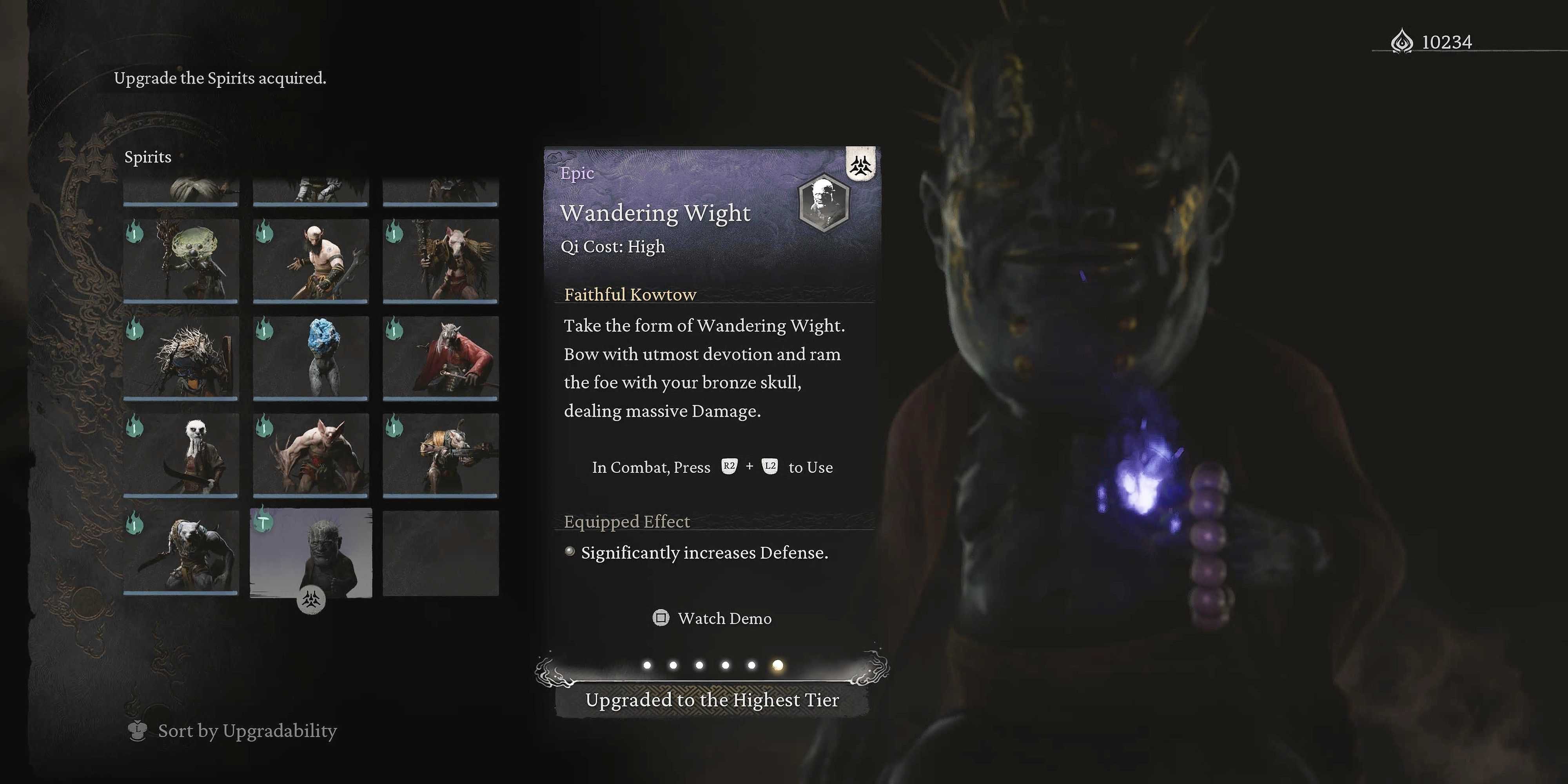 Black Myth Wukong Wandering Wight Spirit Cultivation