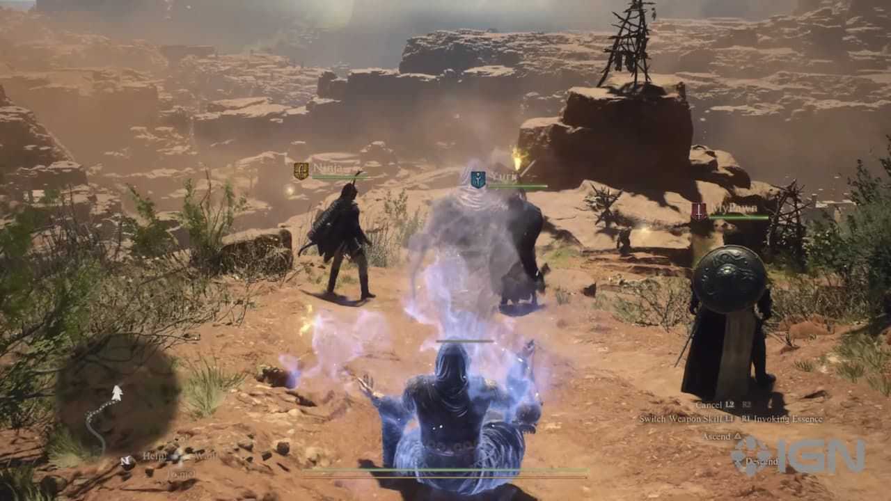 Dragons Dogma 2 Trickster Gameplay Projection