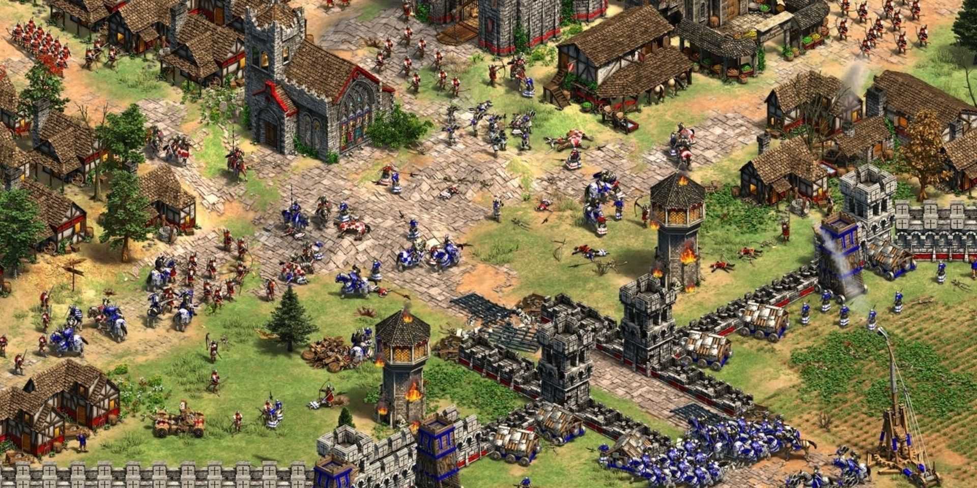 A Battle Scene From Age Of Empires II Definitive Edition