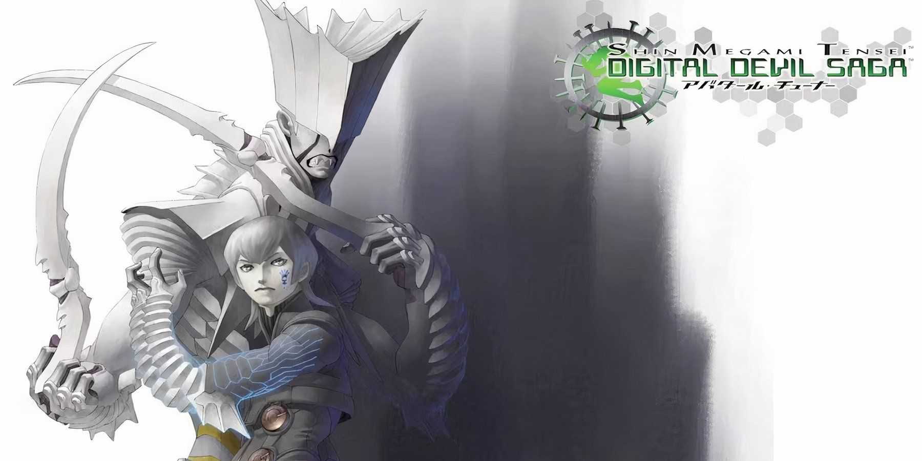 Shin Megami Tensei Digital Devil Saga Serph and his demon