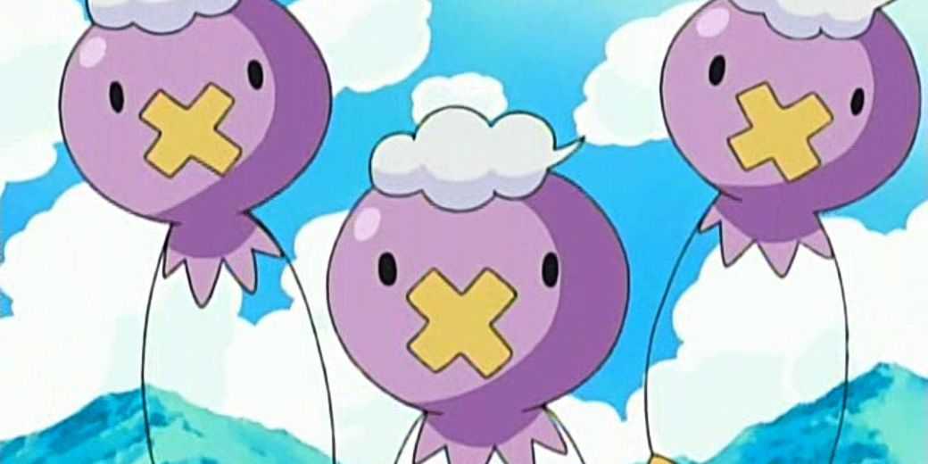 three Drifloon in the anime