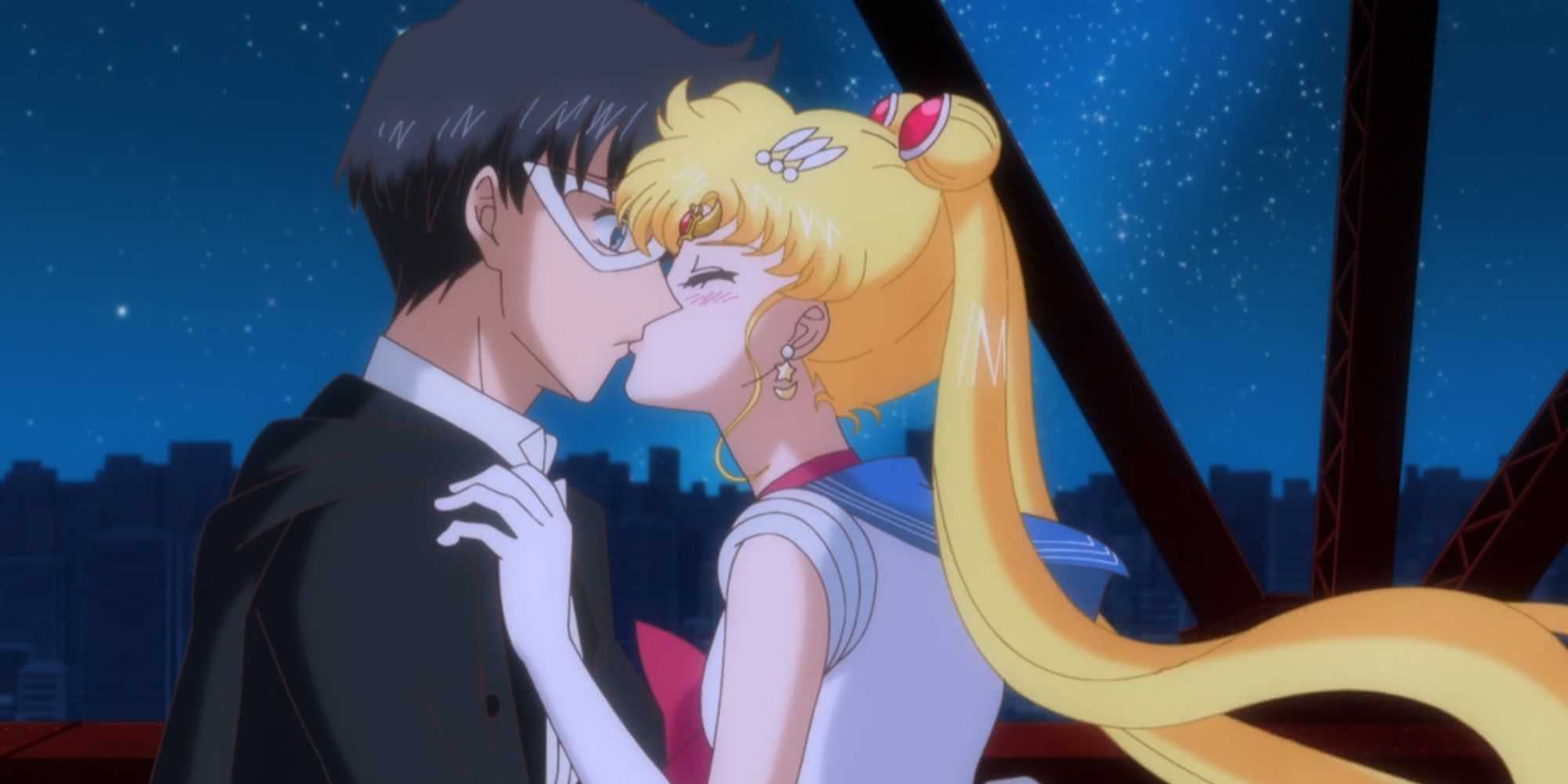 Sailor Moon e Máscara de Smoking em Sailor Moon