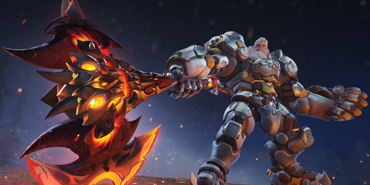 Overwatch 2 lança primeira skin de arma mítica para Reinhardt