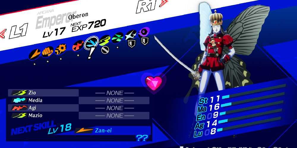 Persona 3 Recarregar Oberon