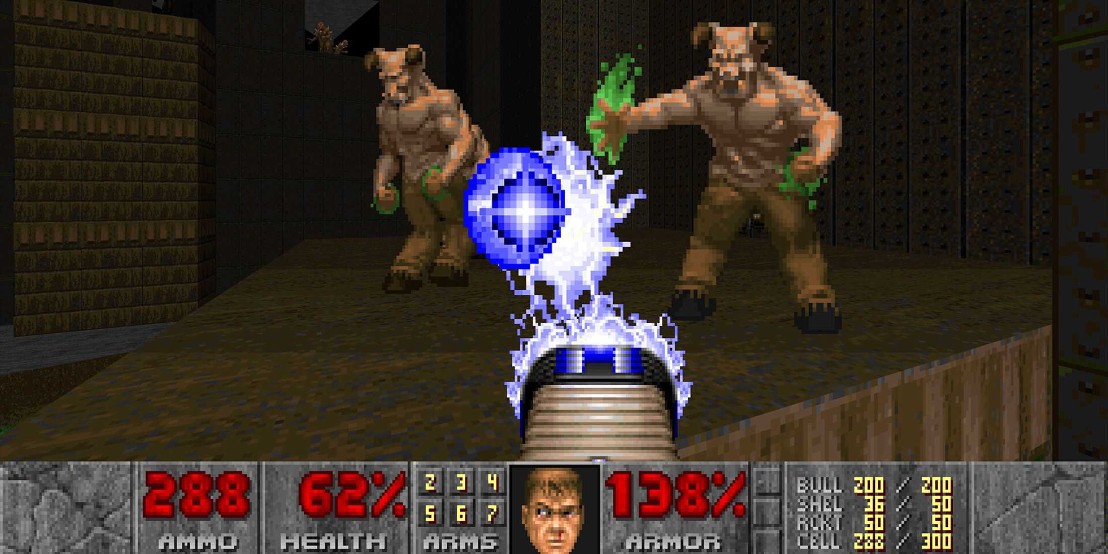 doom + doom 2 canhão elétrico