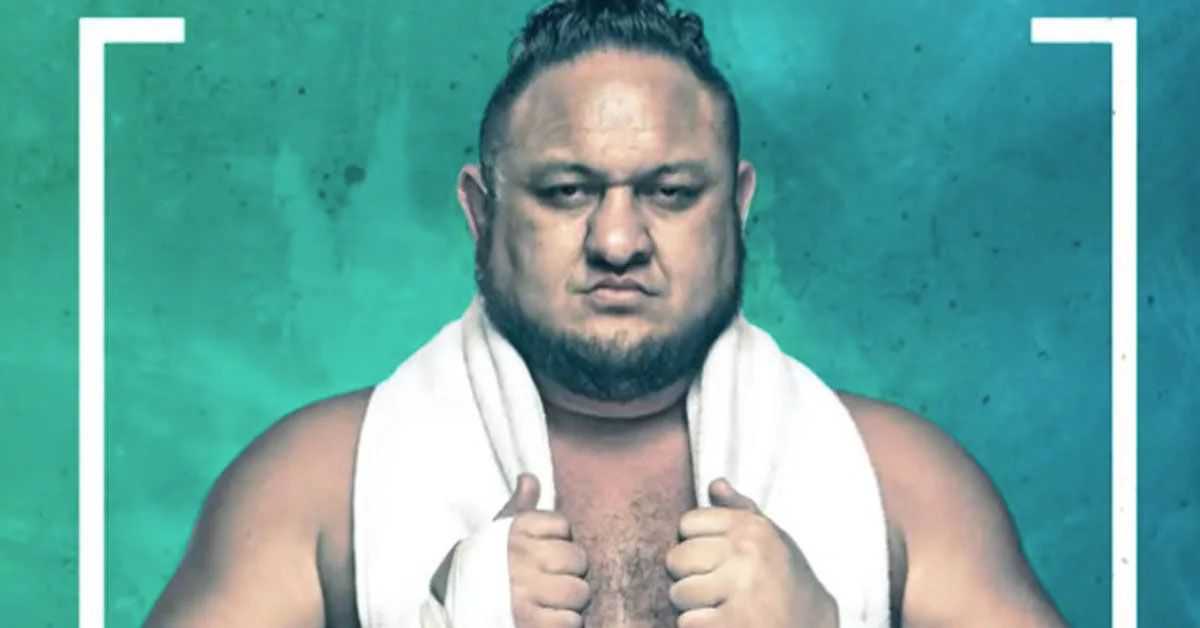 A promotional image for Samoa Joe in AEW Fight Forever.