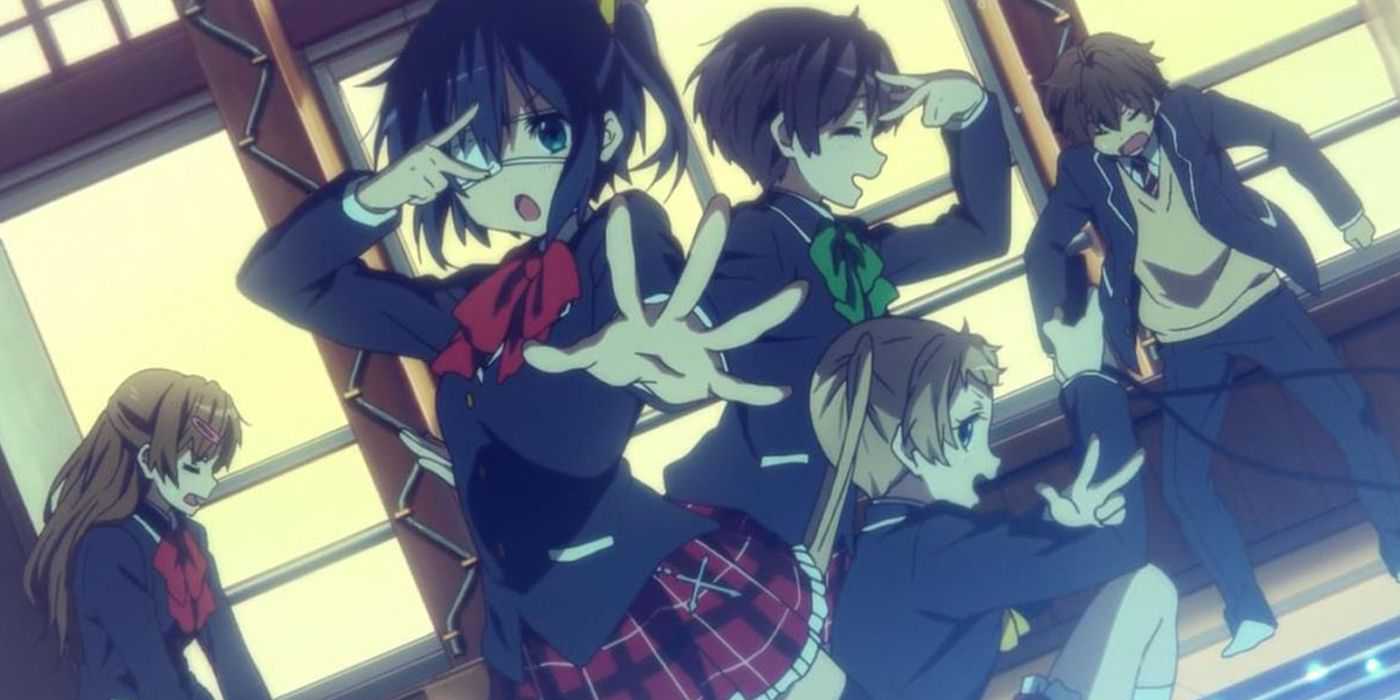 The main cast of Chunibyo