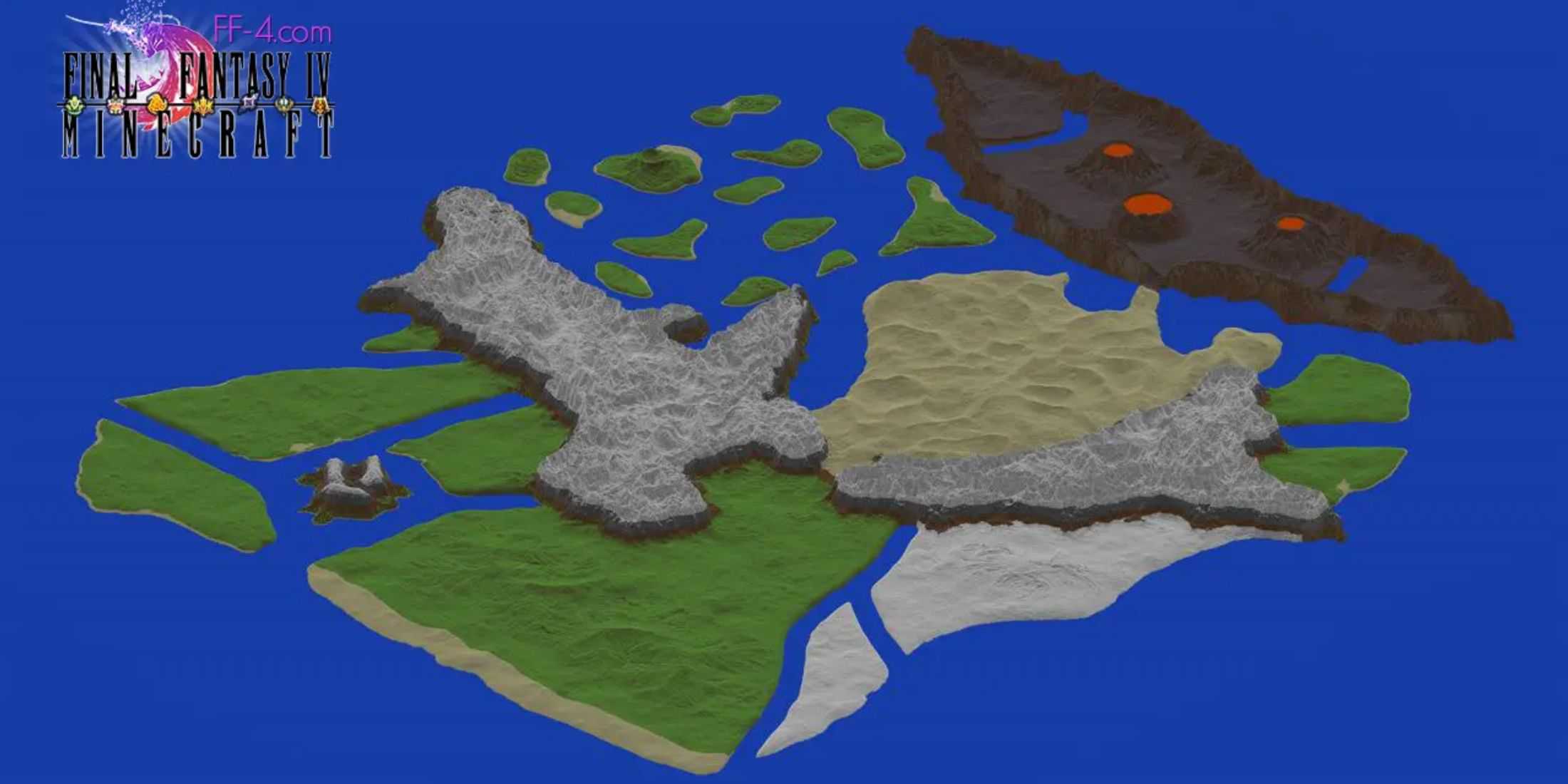 Beret's Island é um bom mapa de aventura do Minecraft