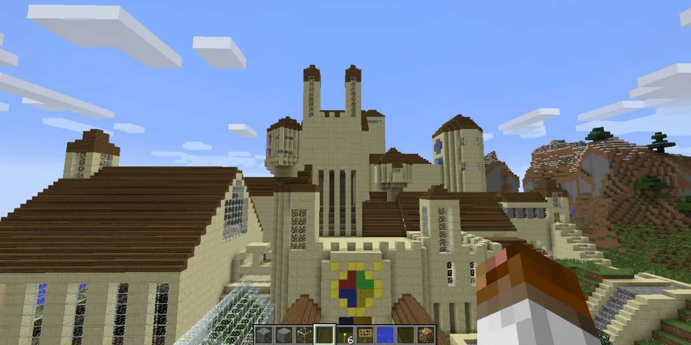 Escola de Magia e Bruxaria de Hogwarts é um bom mapa de aventura do Minecraft