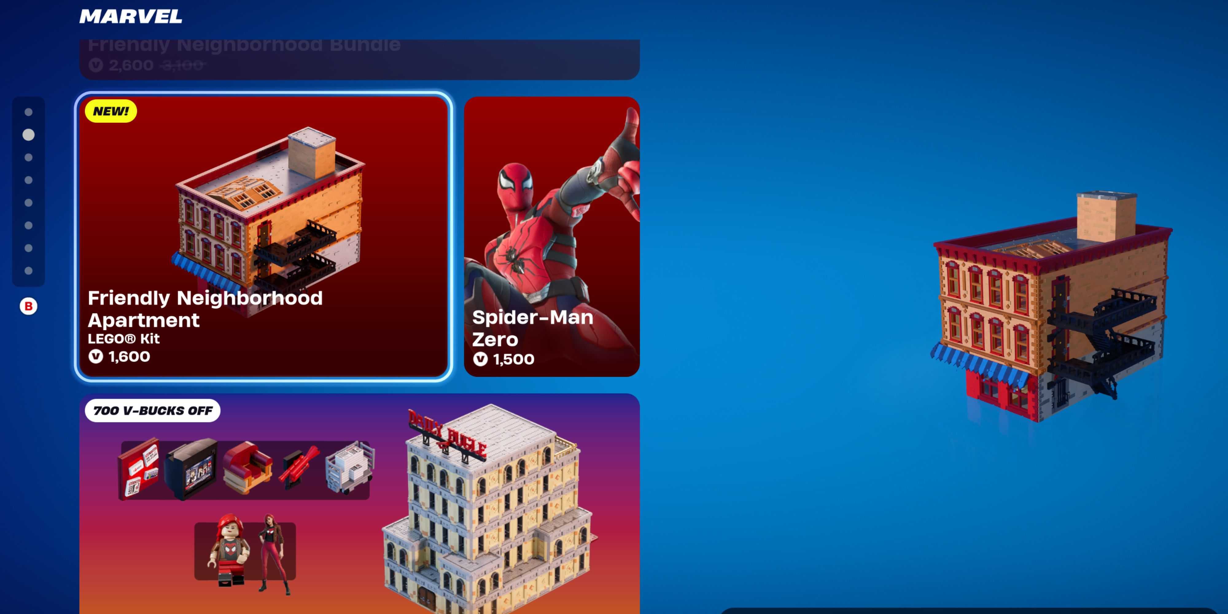 fortnite marvel bundles loja de itens