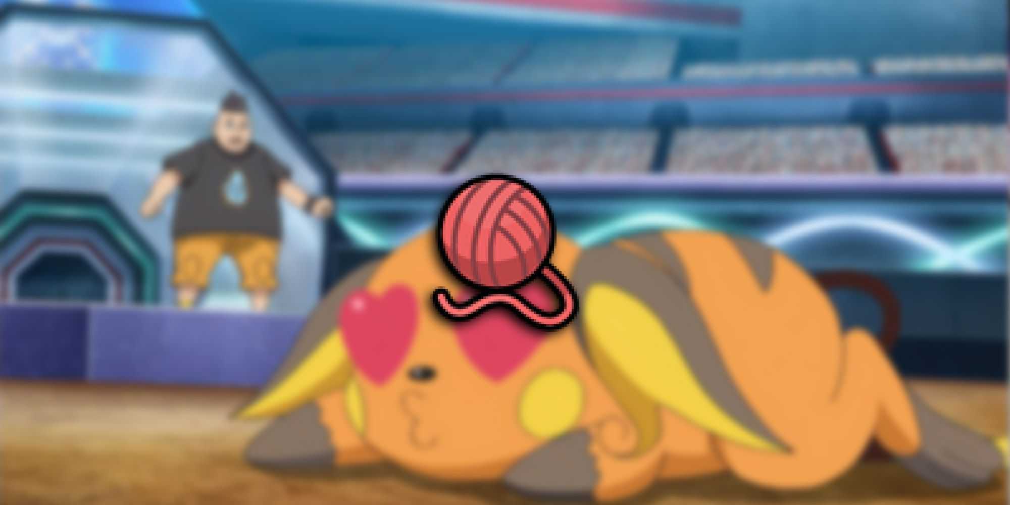 Pokemon – Um Raichu apaixonado com Destiny Knot PNG no topo