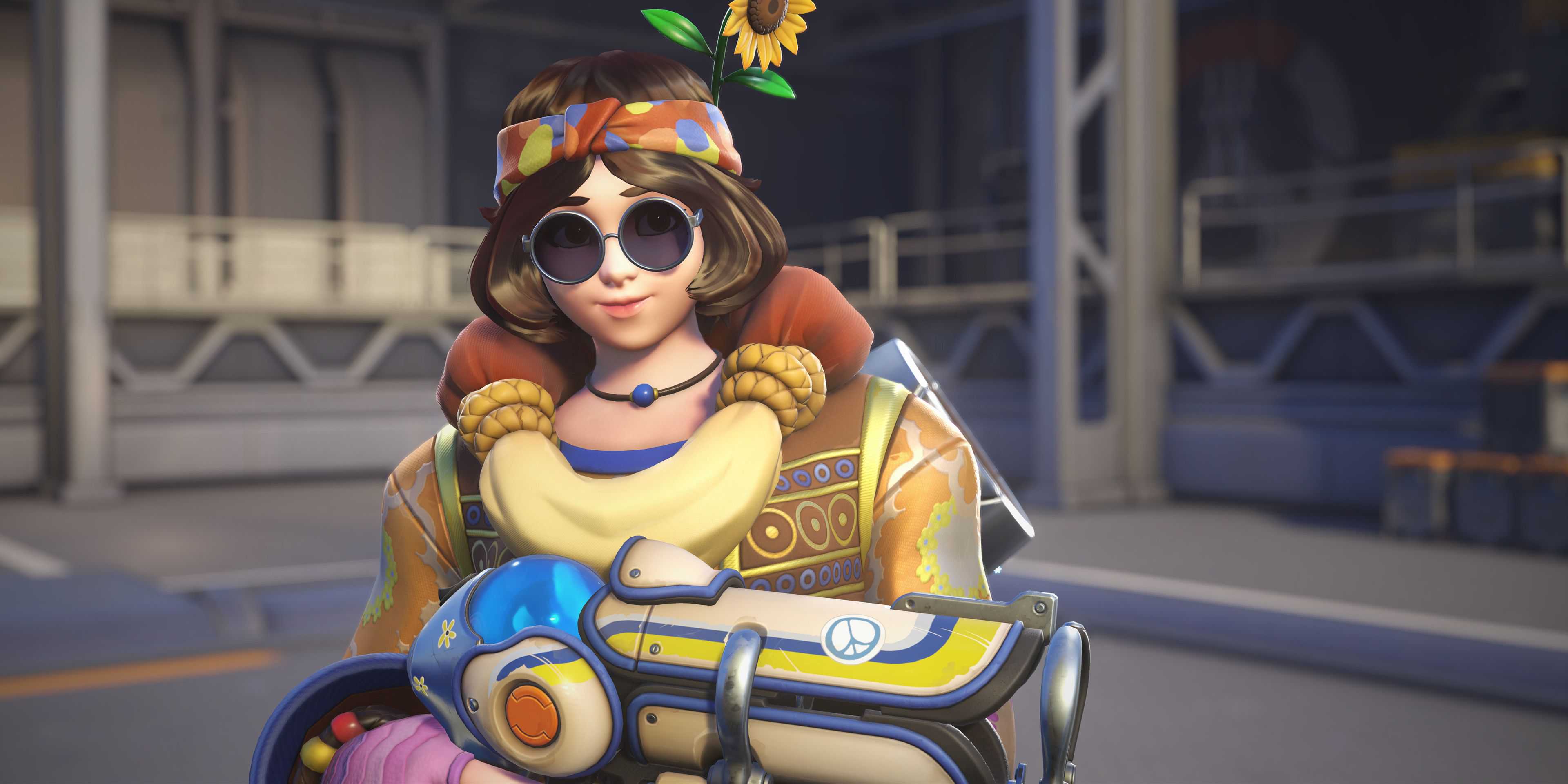 overwatch 2 flower child mei closeup