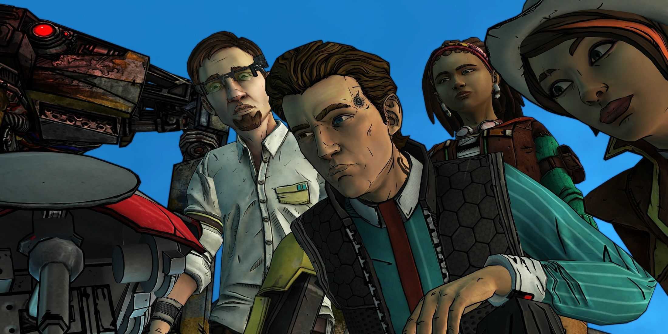 Tales from the Borderlands main art whole group closeup