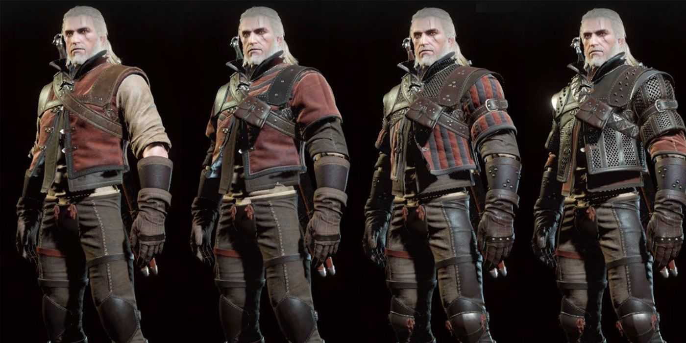 O equipamento da Wolf School em The Witcher 3