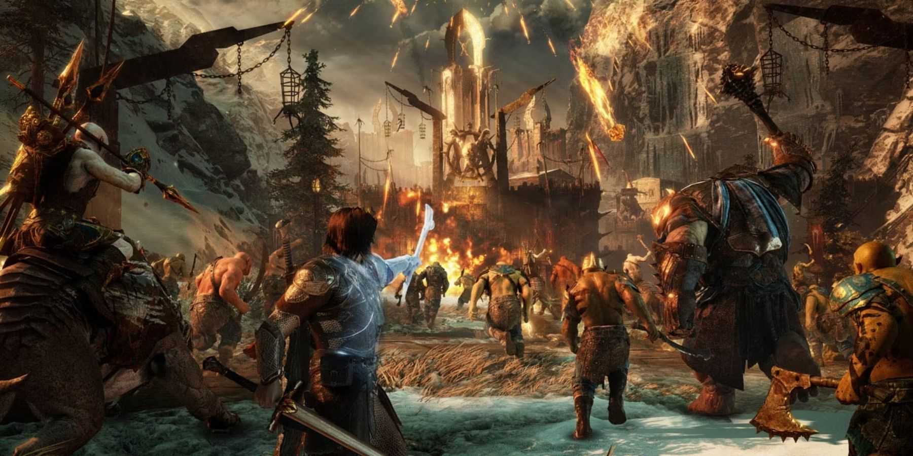 Talion directing his army Talion Middle-Earth Shadow of War