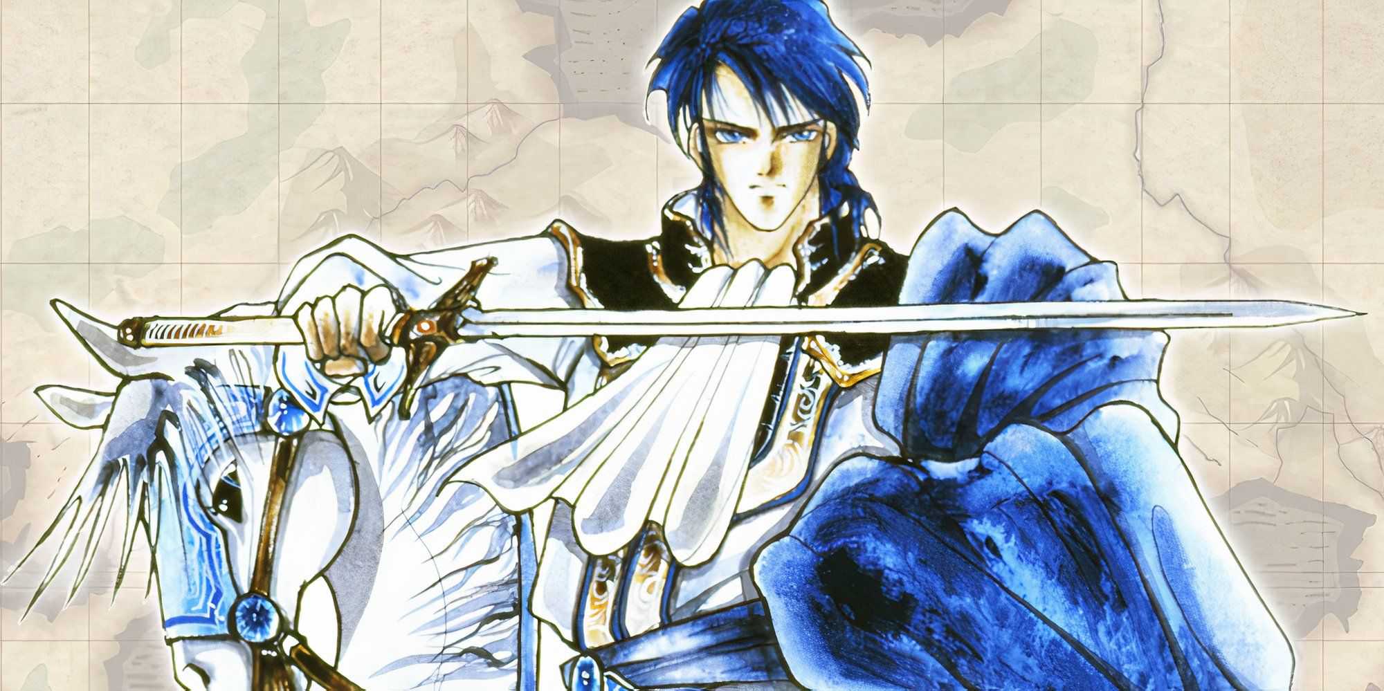 Sigurd artwork in Fire Emblem Genealogy Of The Holy War