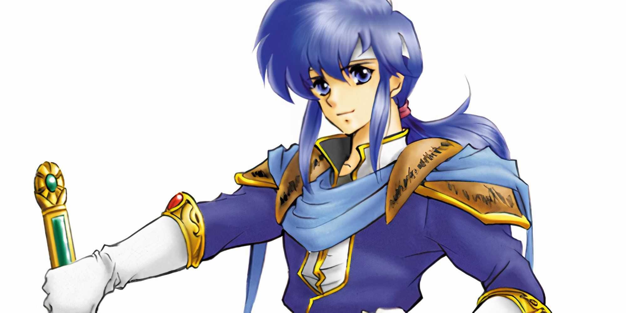 Seliph artwork in Fire Emblem Genealogy Of The Holy War