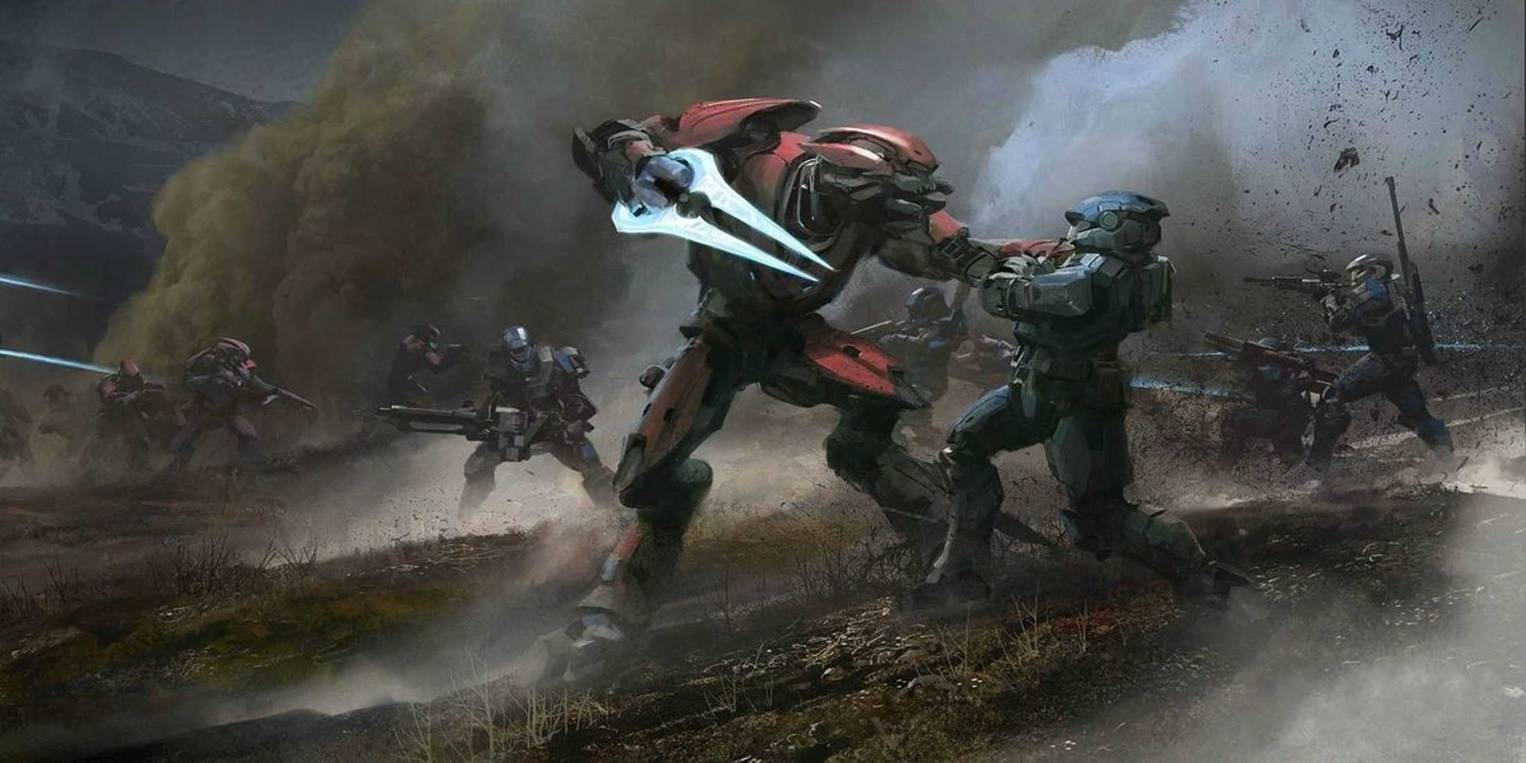 a battle in halo reach