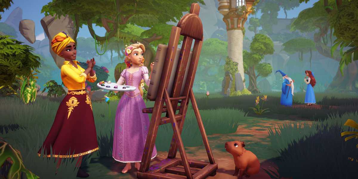 Descobrindo as Letras de Rapunzel em Disney Dreamlight Valley