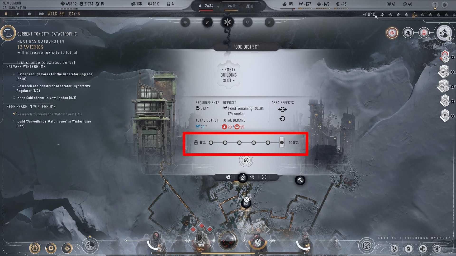 aumento da força de trabalho do frostpunk 2