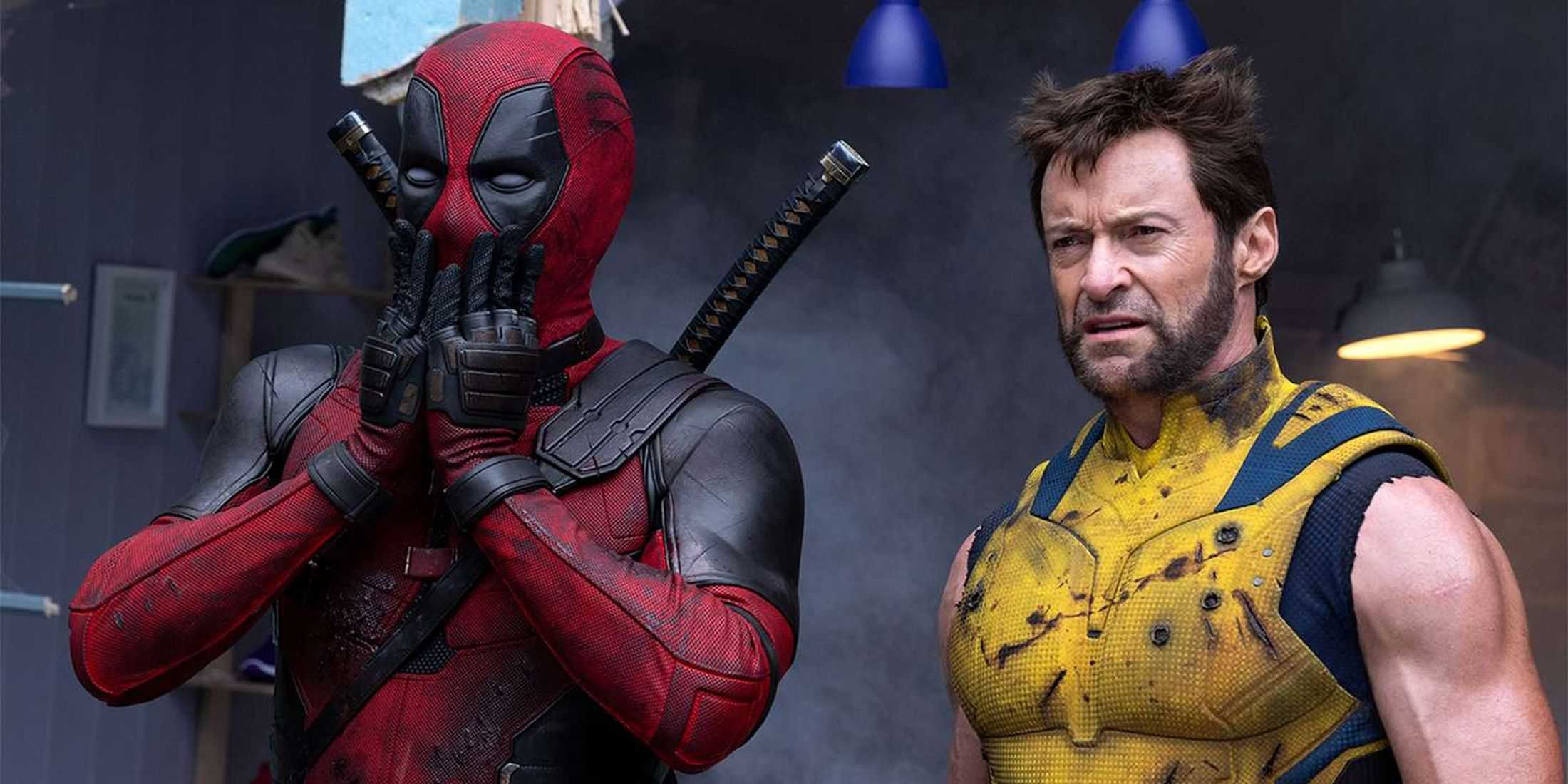 Deadpool and Wolverine Standing Together