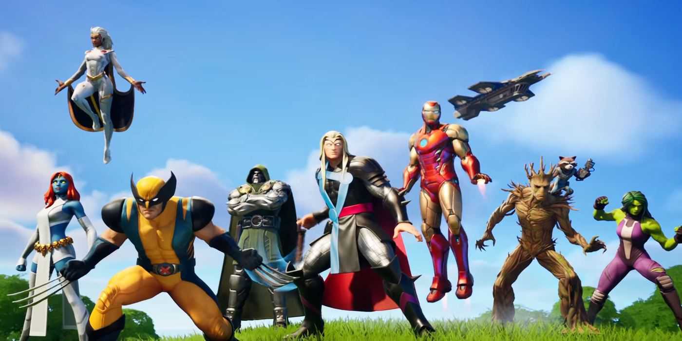 marvel heroes together in fortnite