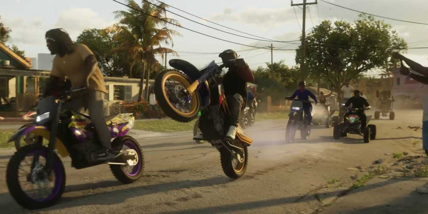 Bikers in the trailer for GTA 6